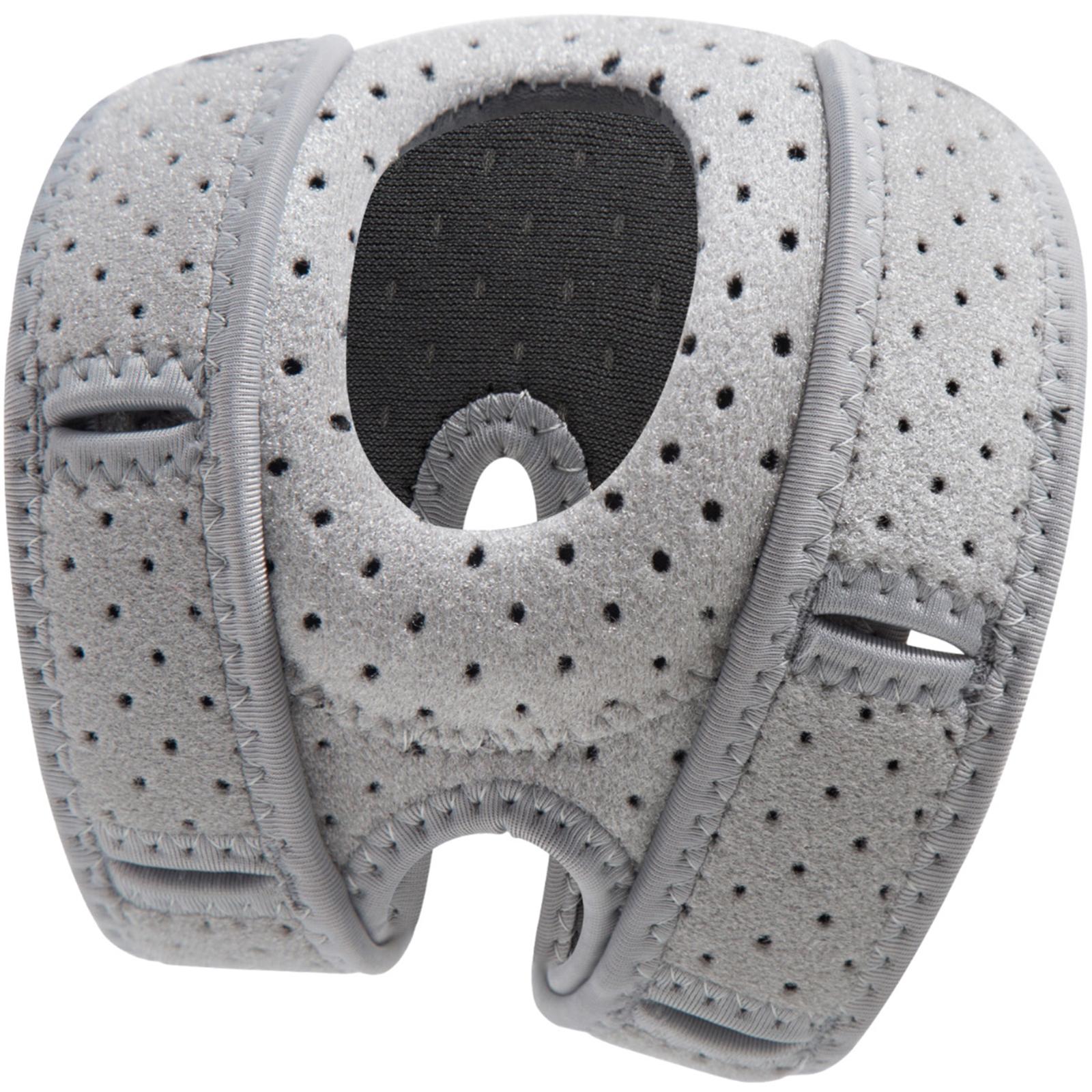 Наколенник для сухожилия надколенника, компрессионный, поддержка колена для надколенника, регулируемый для бейсбола, баскетбола, футбола, велоспорта, пеших прогулок серый