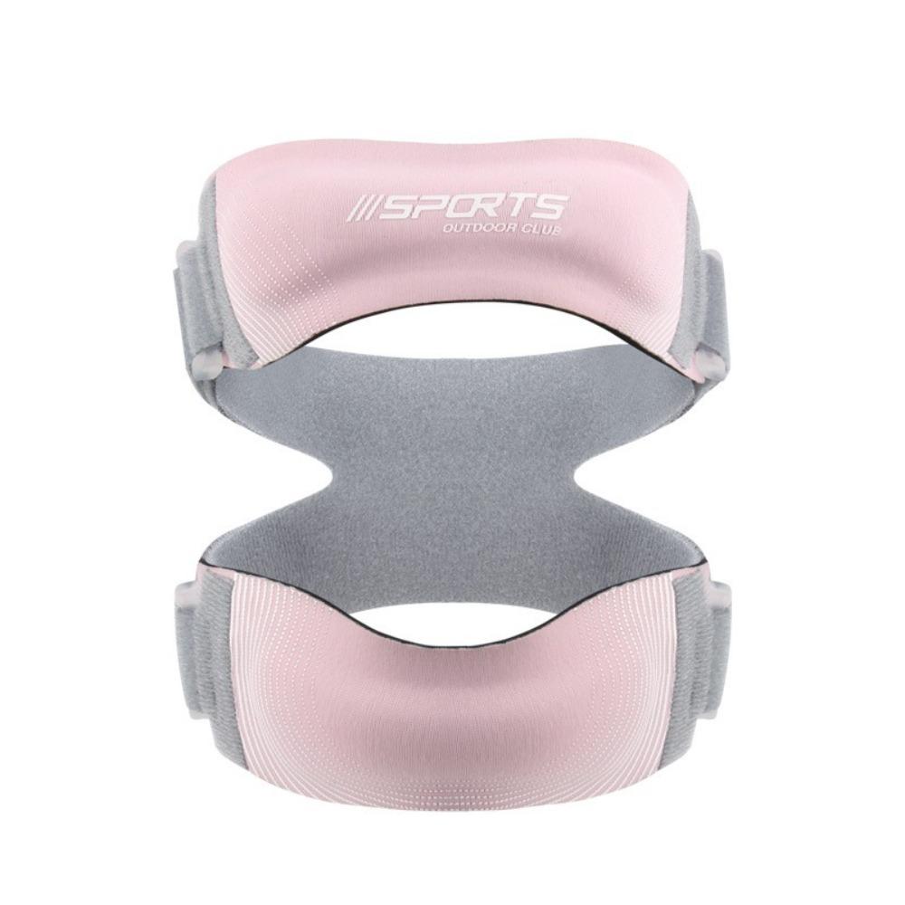 Регулируемые спортивные наколенники Компрессионный наколенник Поддержка сухожилия надколенника Велоспорт розовый